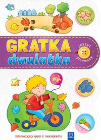Gratka dwulatka. Zeszyt pierwszy. Edukacyjny quiz z naklejkami