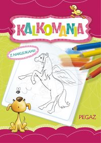 Kalkomania z naklejkami (pegaz)