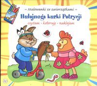 Malowanki ze zwierzątkami - Hulajnoga kurki Patrycji