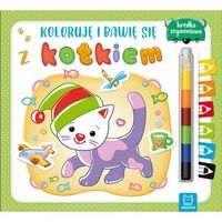 Koloruję i bawię się z kotkiem + kredka segmentowa (3+)