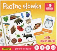 Psotne słówka. Głoski ciszące - 3 gry logopedyczne (5-12 lat)