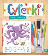 Cyferki. Piszę i zmazuję + pisak