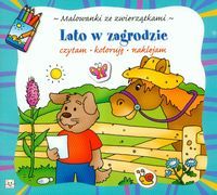 Malowanki ze zwierzątkami - Lato w zagrodzie