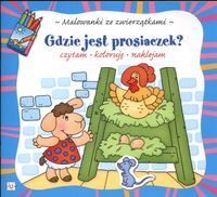 Malowanki ze zwierzątkami - Gdzie jest prosiaczek?